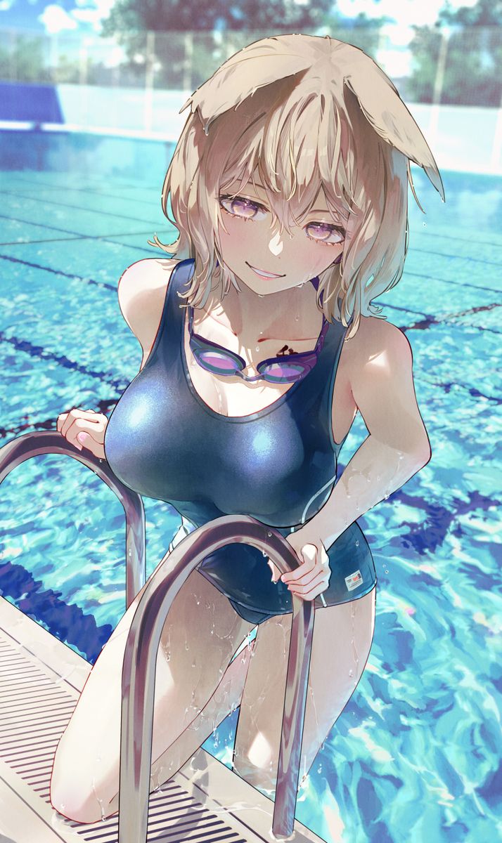 【P站美图】泳池