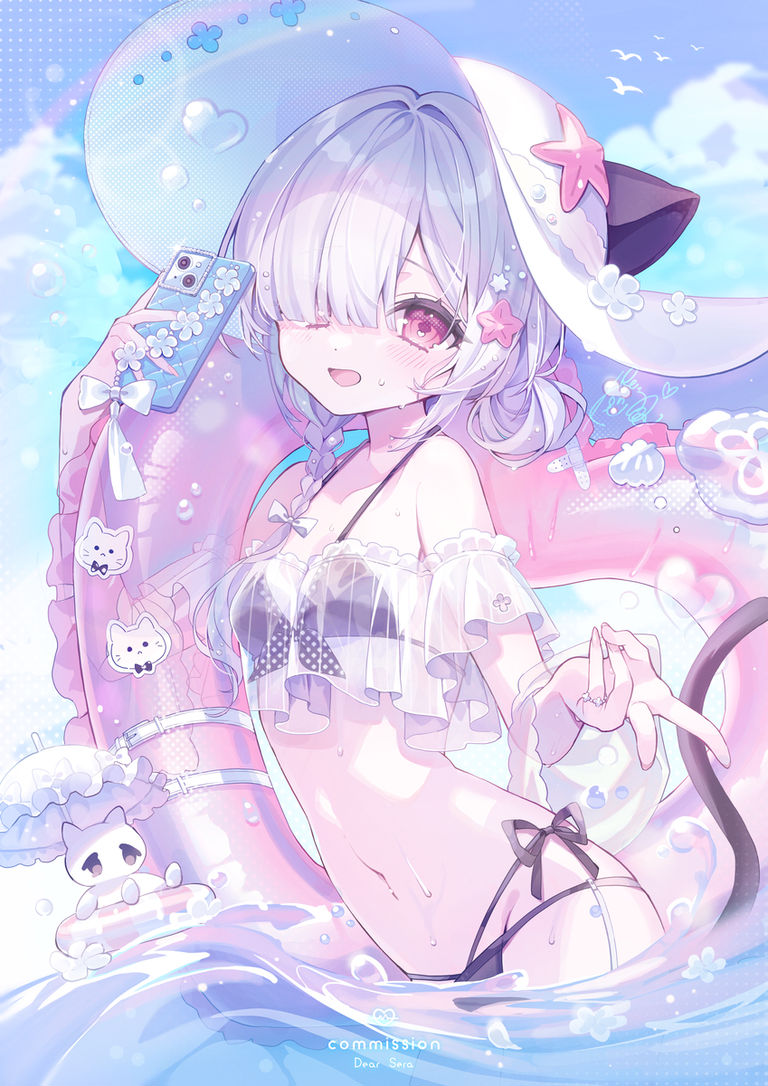 【P站美图】游泳圈