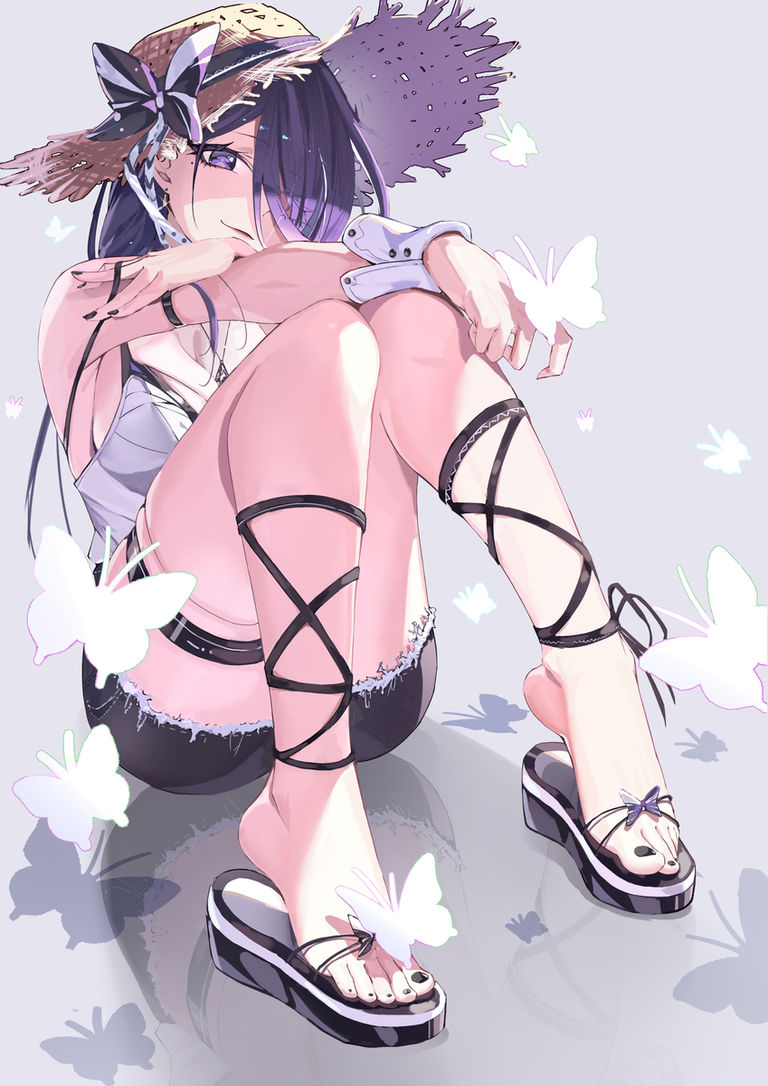 【P站美图】凉鞋